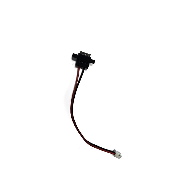 Reference sample only — illustrative image; 2-wire harness with one black connector and one white plug. Actual products vary per your specification.