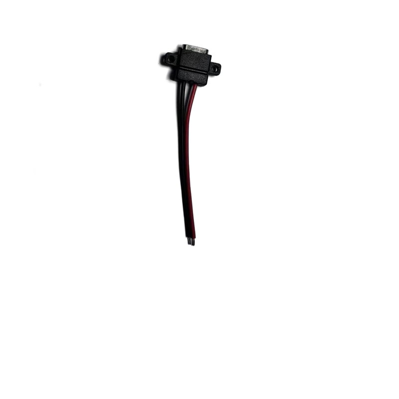 Sample 6 of 14: D-sub metal shell harness with two pigtail wires