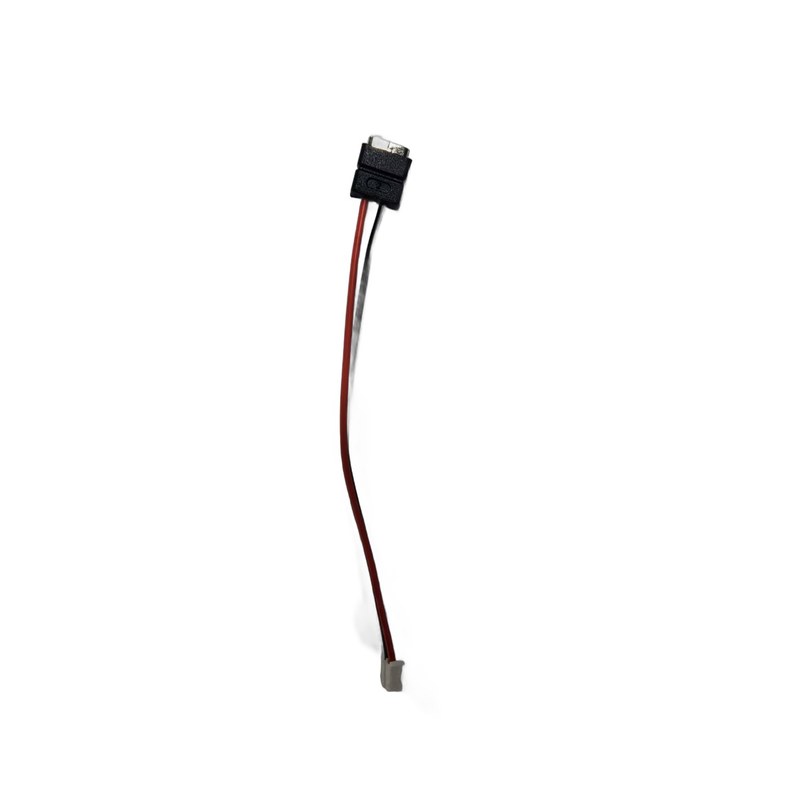 Reference sample only — illustrative image; 2-pin harness with a black plug and a small white socket. Actual products vary per your specification.