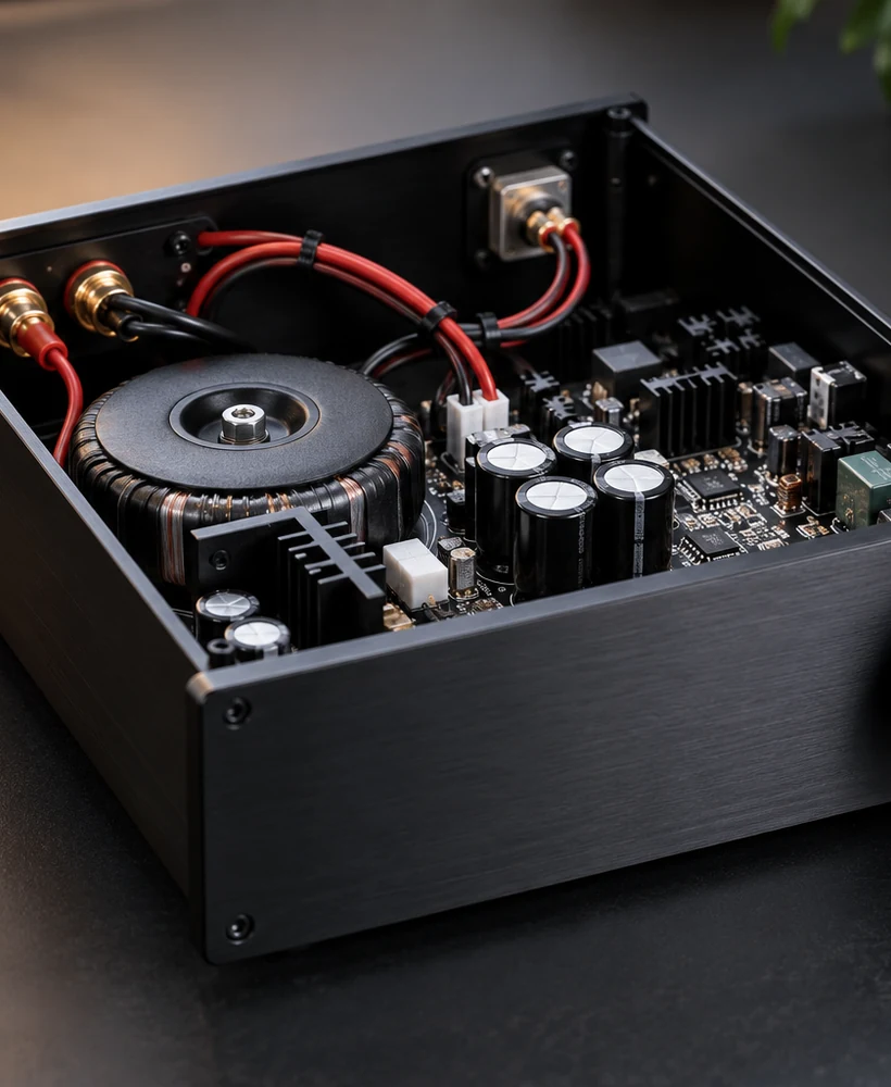 audio electronics — illustrative application scene