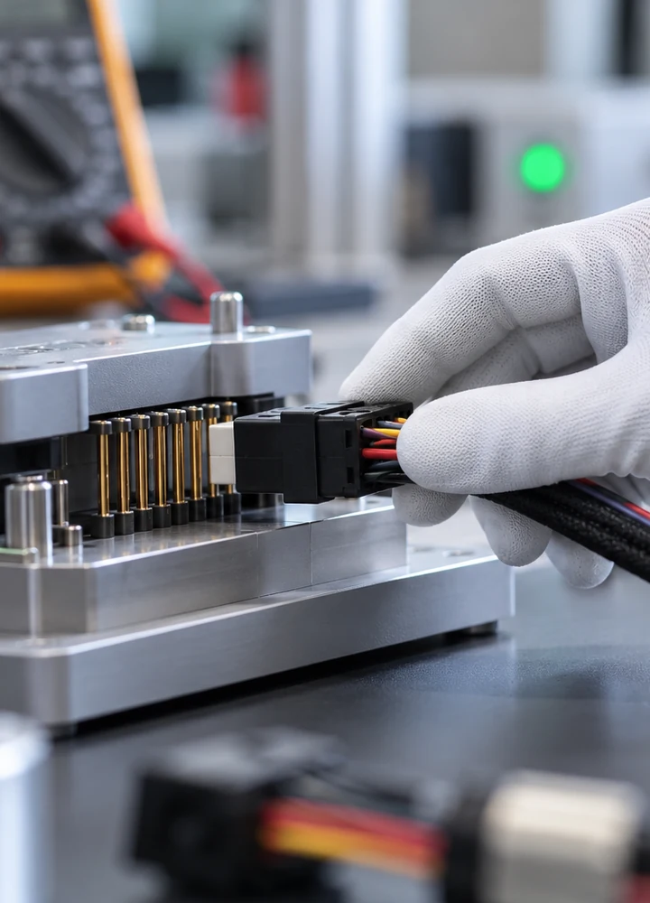 electrical testing — illustrative application scene