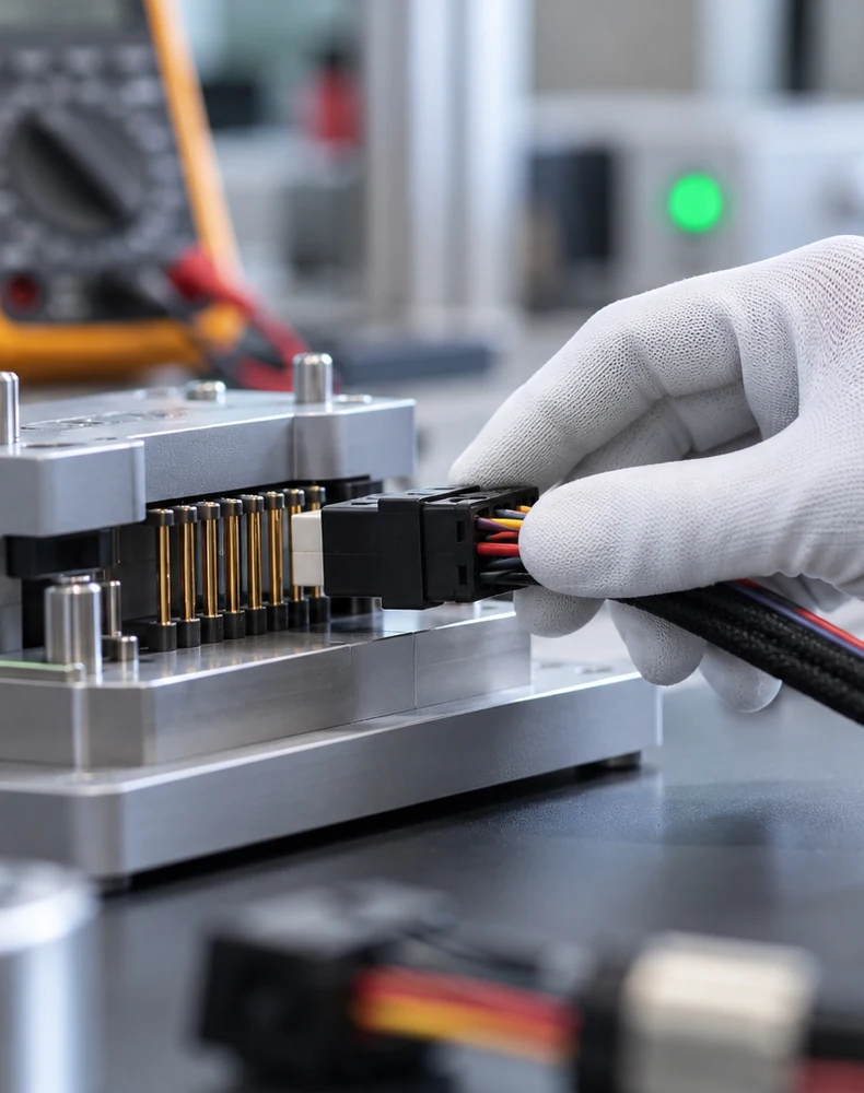 electrical testing — illustrative application scene