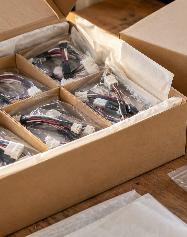 packing delivery — illustrative application scene