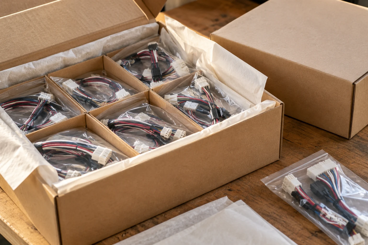 packing delivery — illustrative application scene