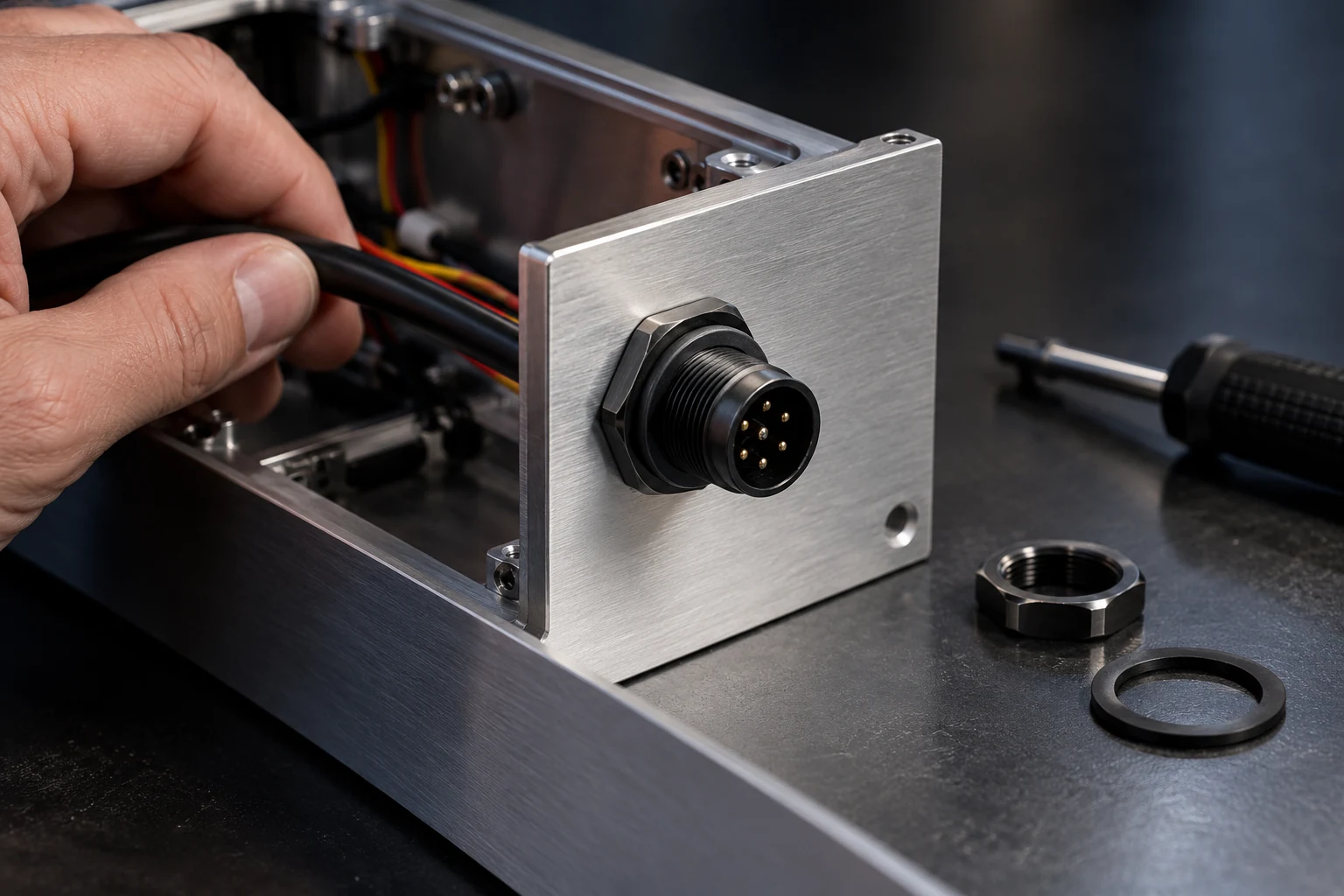 threaded connectors — illustrative application scene